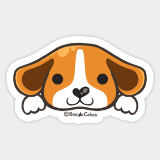 Cute Beagle Puppy Sticker
